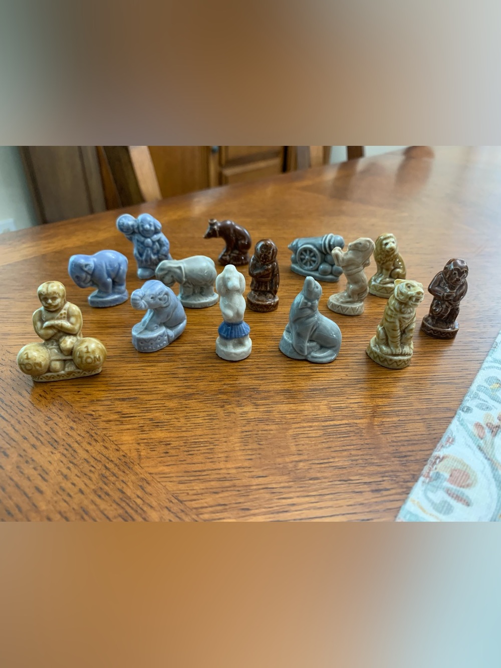 Wade Whimsies Red Rose Tea Ceramic Figurines circus set of 14